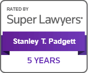 Rated by Super Lawyers | Stanley T. Padgett | 5 Years